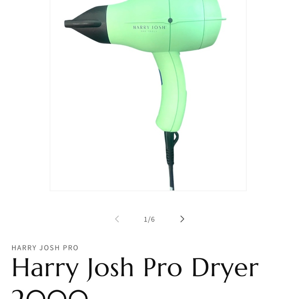 Harry Josh Pro Dryer 2000 - Mint Green